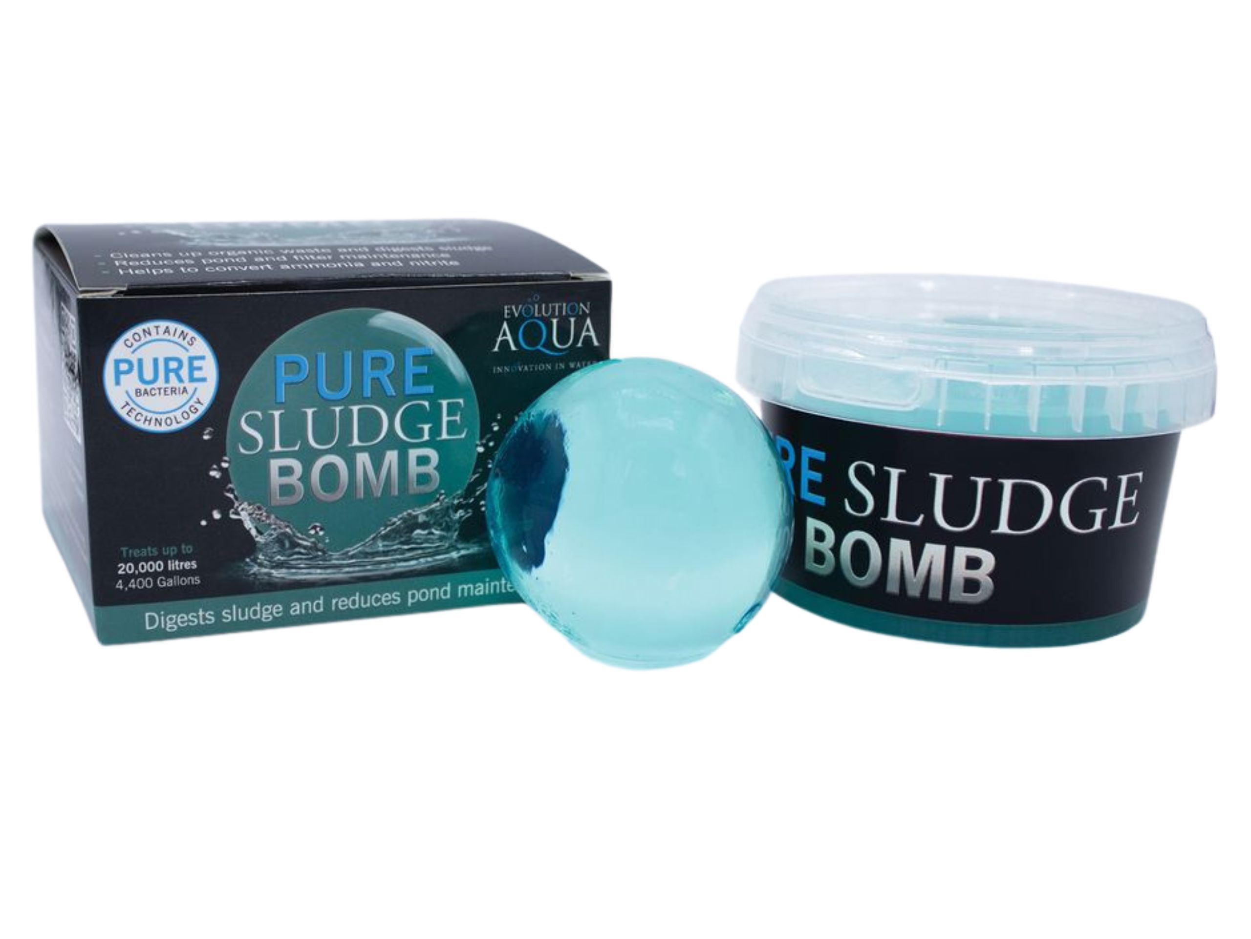 Evolution_Aqua_Sludge_Bomb_1 Schlammbakterien zum Abbau von Schlamm in Teichen