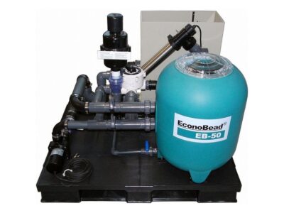 BeadFilter mit Pumpe und UVC-Lampe