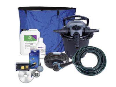 Hälterungsbecken mit Filter und Pumpe