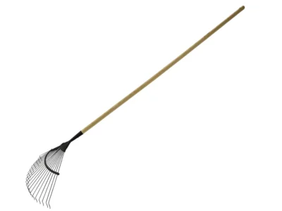 Hochwertiger Rechen mit 20 Zinken für den Garten